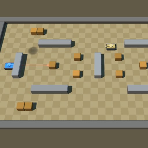 Tank Ricochet gameplay screenshot