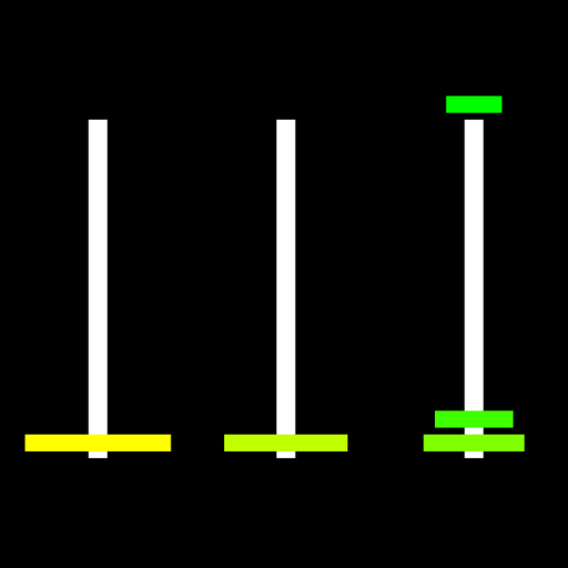 Tower of Hanoi gameplay screenshot